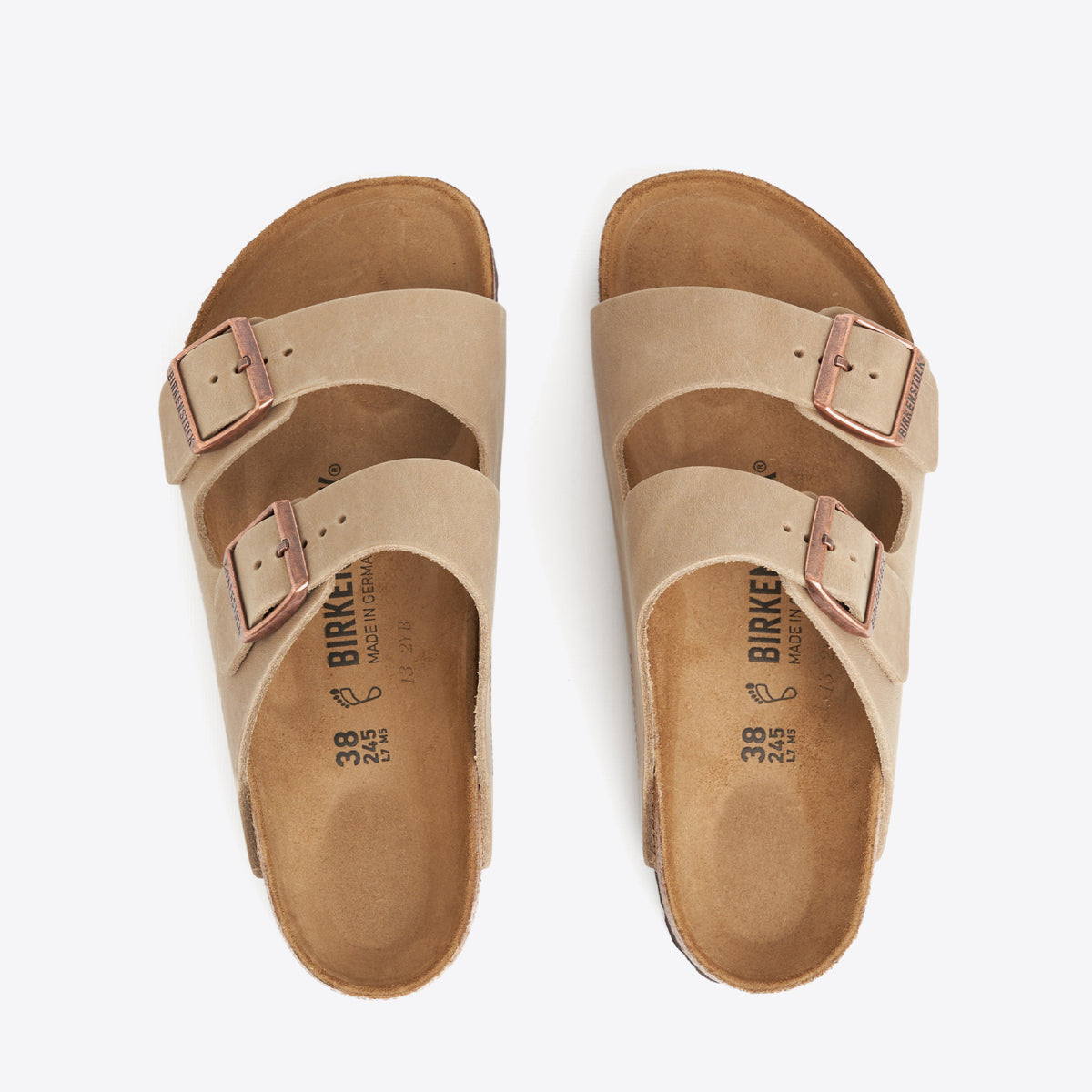 Women's birkenstock arizona hot sale tobacco oiled leather