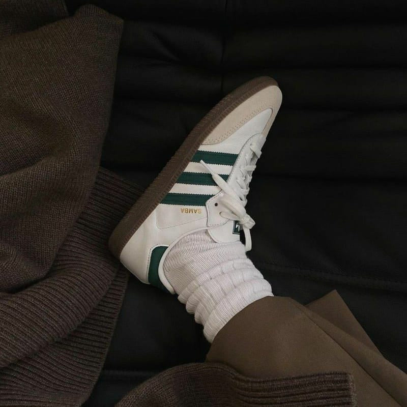 ADIDAS ORIGINALS Samba OG White/Green