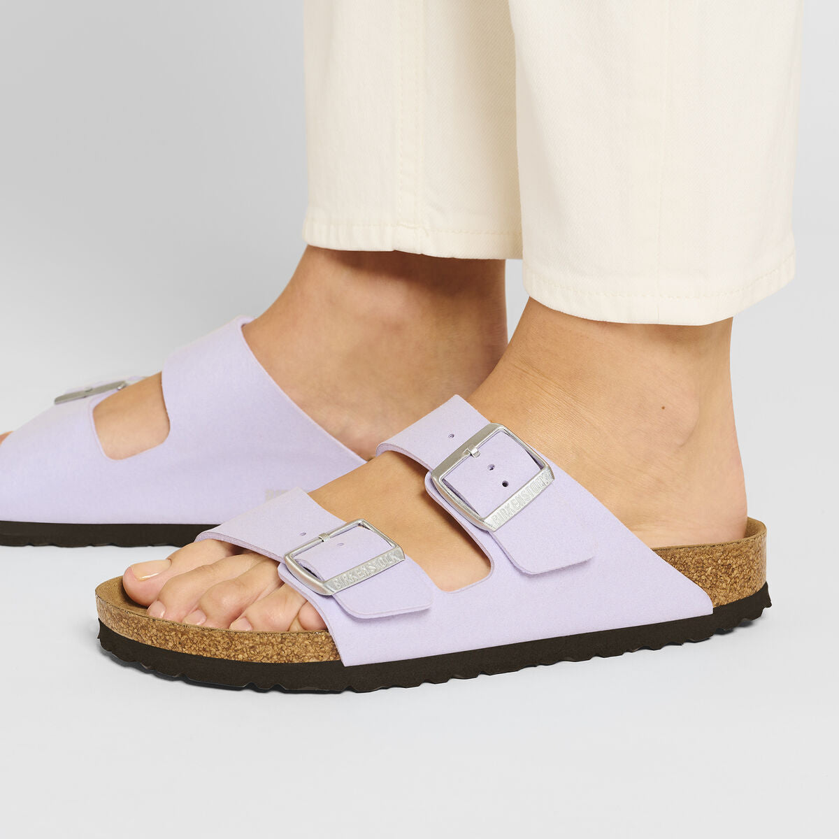 Birkenstock arizona cheap soft footbed lilac