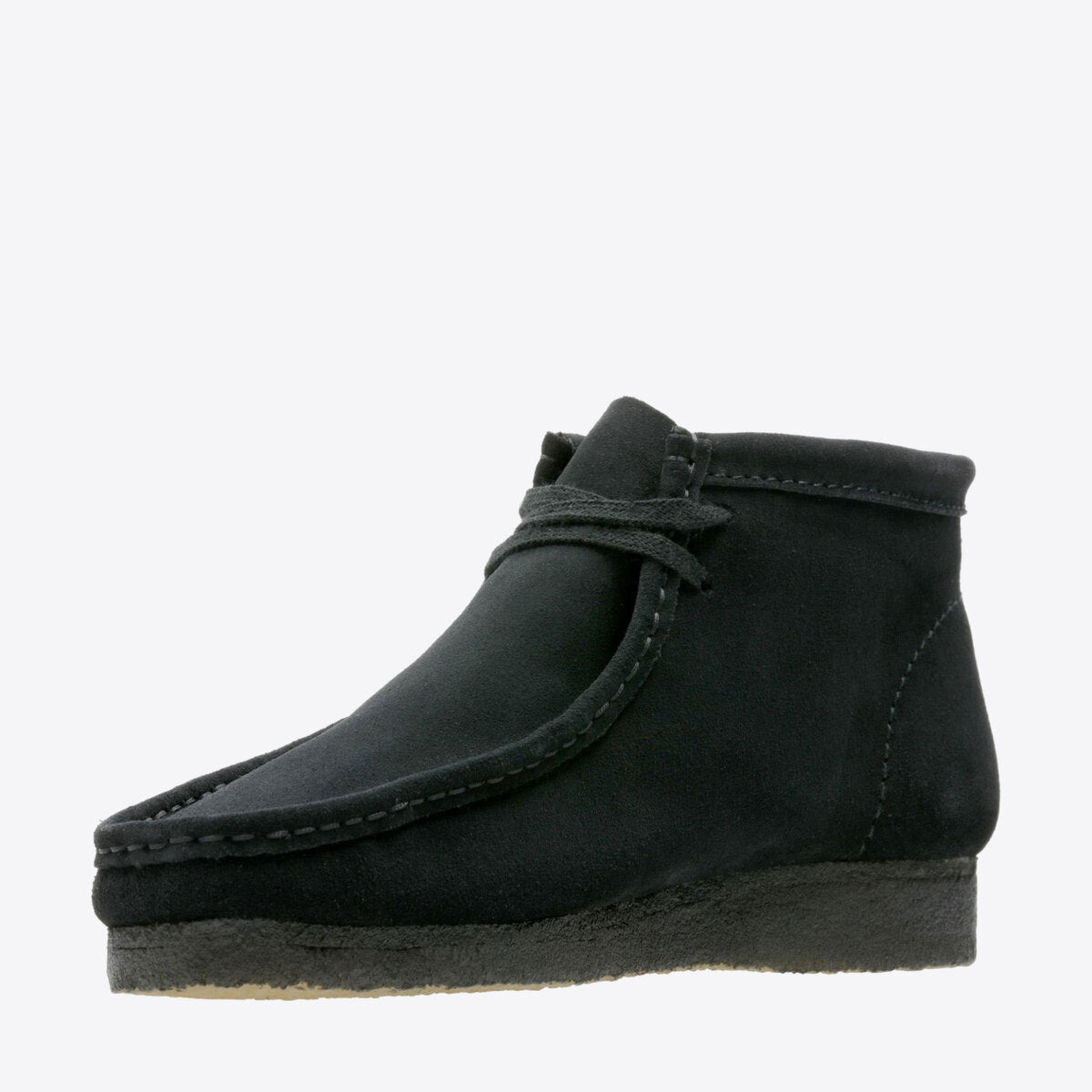 CLARKS Wallabee Boot Suede Black