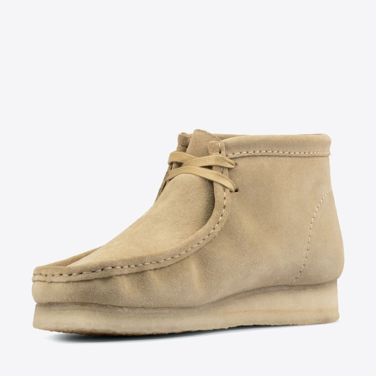 CLARKS Wallabee Boot Suede Maple