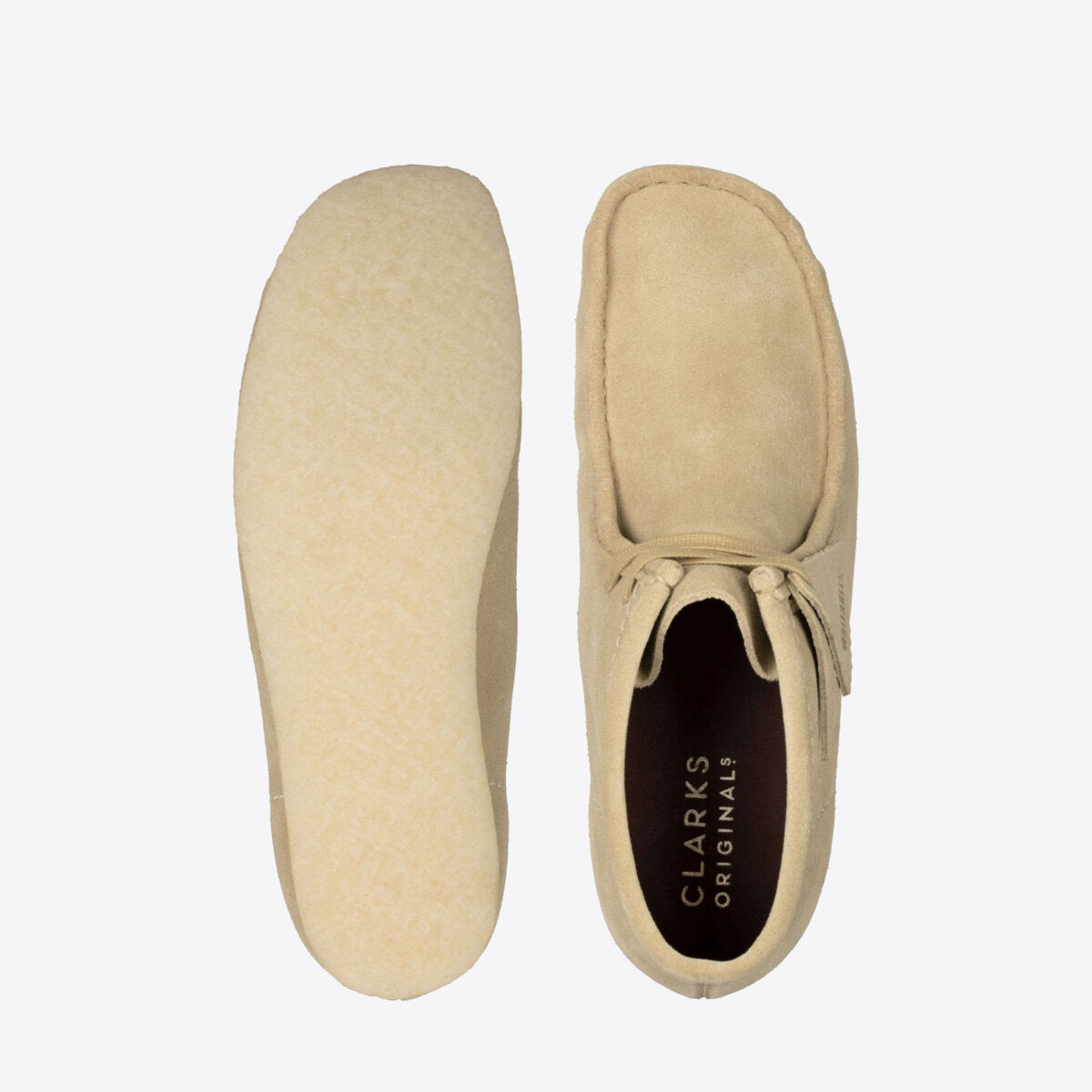 CLARKS Wallabee Boot Suede Maple