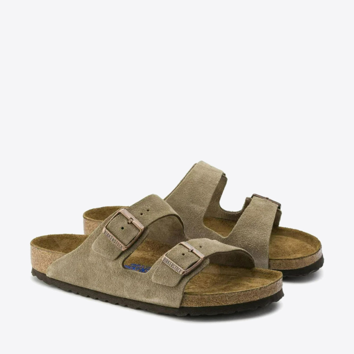 Arizona slim soft taupe suede sale