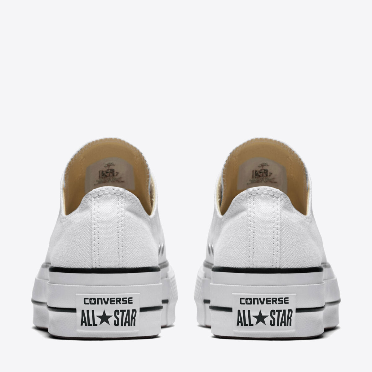 All white low hot sale top converse