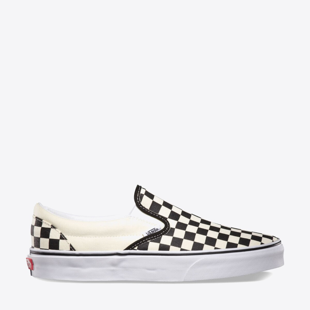  Checkerboard Classic Slip-On Black-Off White Check